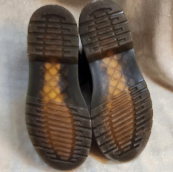 DR MARTENS GLITTER COMBAT BOOTS SZ 5 - Picture 3 of 10